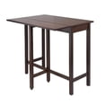thumbnail image 1 of Pemberly Row Transitional Solid Wood Drop Leaf High Dining Table in Walnut, 1 of 3