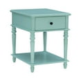 thumbnail image 1 of Pemberly Row Transitional Solid Wood Side Table in Blue, 1 of 13