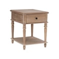 thumbnail image 1 of Pemberly Row Transitional Solid Wood Side Table in Natural Brown, 1 of 14