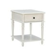 thumbnail image 1 of Pemberly Row Transitional Solid Wood Side Table in White, 1 of 14