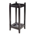 thumbnail image 1 of Pemberly Row Transitional Solid Wood Umbrella Stand with Tray in Espresso, 1 of 5