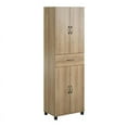 thumbnail image 1 of Pemberly Row Transitional Storage Cabinet with Drawer in Natural, 1 of 13