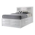 thumbnail image 1 of Pemberley Row Wood White Queen Bed Rectangular Storage 91" Unassembled, 1 of 6