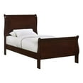 thumbnail image 1 of Pemberly Row Transitional Wood Twin Panel Bed in Cherry Finish, 1 of 9