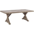 thumbnail image 1 of Pemberly Row Trestle Patio Dining Table in Beige, 1 of 1