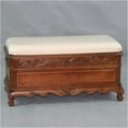 thumbnail image 1 of Pemberly Row Trunk Bench in Dual Walnut Stain, 1 of 3