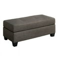 thumbnail image 1 of Pemberly Row Upholstered Ottoman in Brown, 1 of 5
