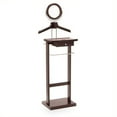 thumbnail image 1 of Pemberly Row Valet Stand with Mirror and Coat Racks in Espresso, 1 of 1