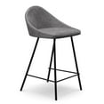 thumbnail image 1 of Pemberly Row Vegan Leather Counter Height Stools (Set of 2) in Smoke, 1 of 4