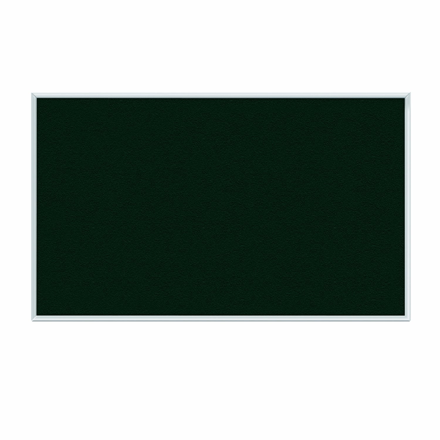 Pemberly Row Vinyl 2' x 3' Bulletin Board with Aluminum Frame in Ebony Brown