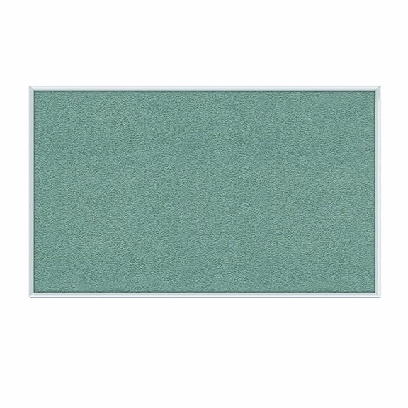 Pemberly Row Vinyl 2' x 3' Bulletin Board with Aluminum Frame in Stone