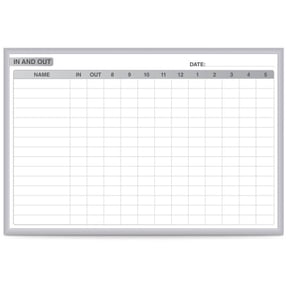 In and Out Boards for Office Employee Tracking