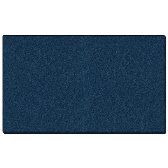 Pemberly Row Vinyl 4' x 10' Wrapped Edge Bulletin Board in Navy