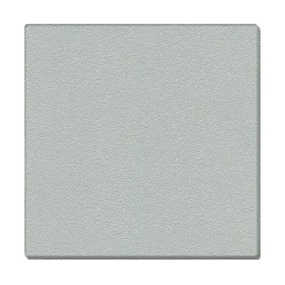 Pemberly Row Vinyl 4' x 4' Wrapped Edge Bulletin Board in Silver