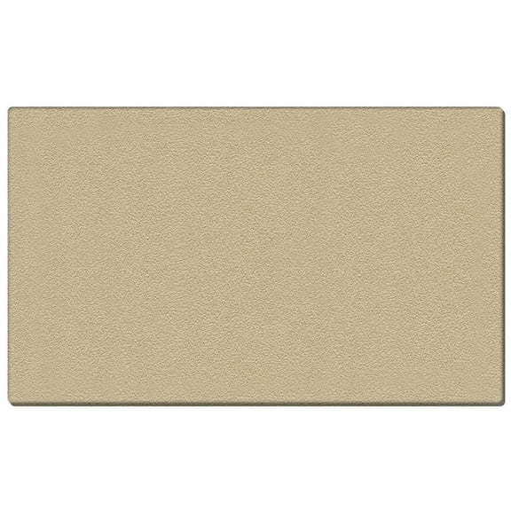 Pemberly Row Vinyl 4' x 5' Wrapped Edge Bulletin Board in Caramel