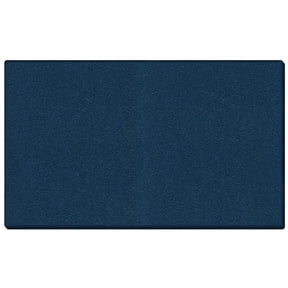 Pemberly Row Vinyl 4' x 5' Wrapped Edge Bulletin Board in Navy