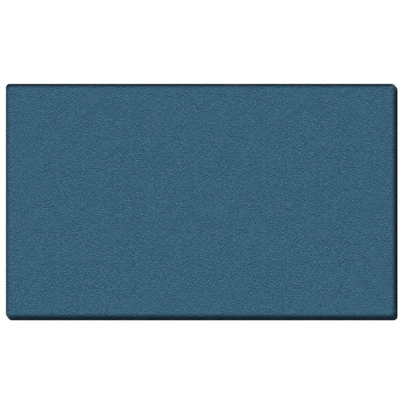 Pemberly Row Vinyl 4' x 5' Wrapped Edge Bulletin Board in Ocean Blue