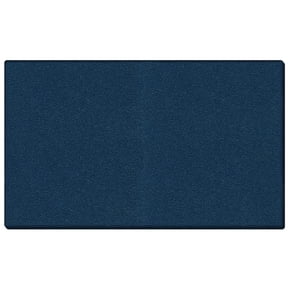 Pemberly Row Vinyl 4' x 6' Wrapped Edge Bulletin Board in Navy