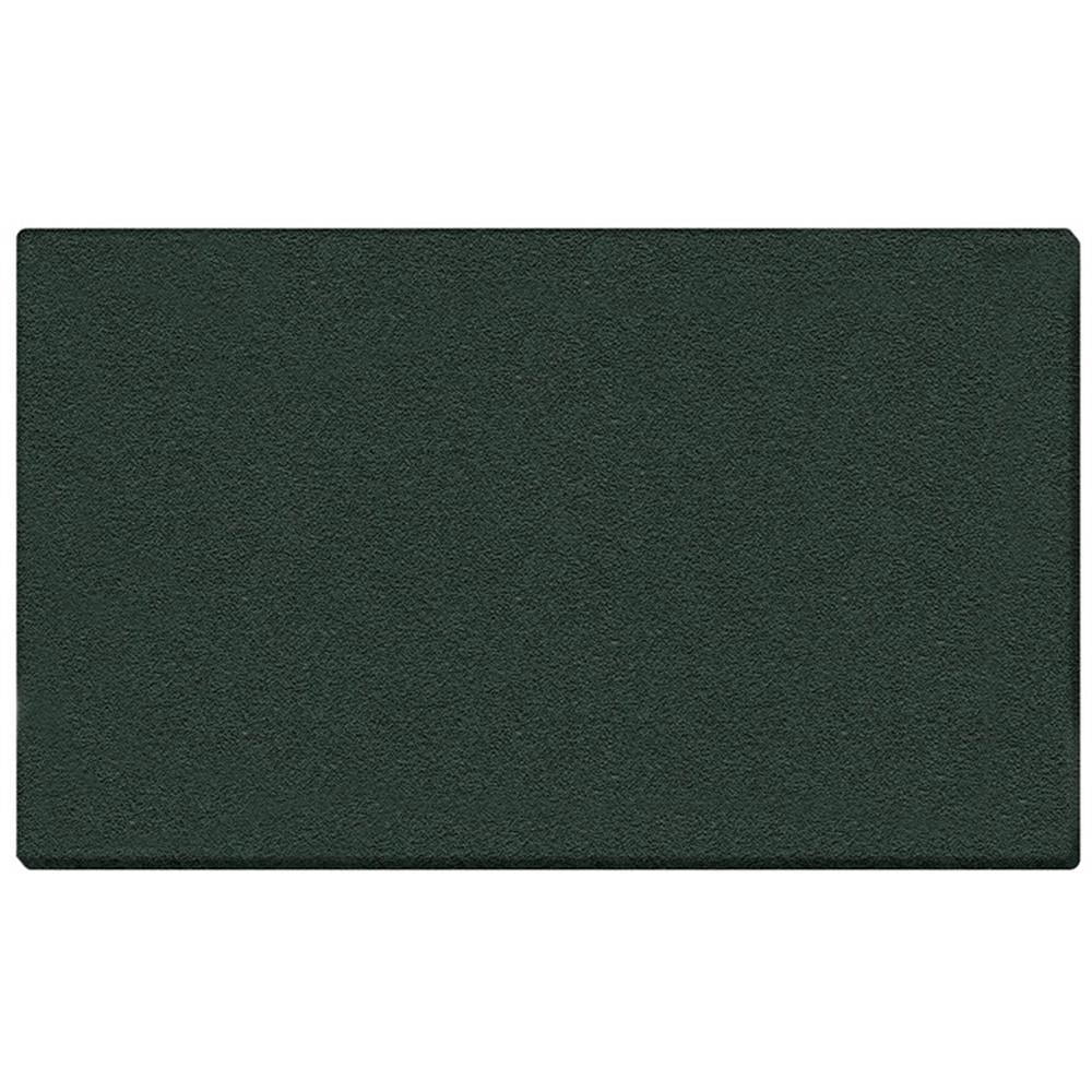 Pemberly Row Vinyl 4' x 8' Wrapped Edge Bulletin Board in Ebony Brown