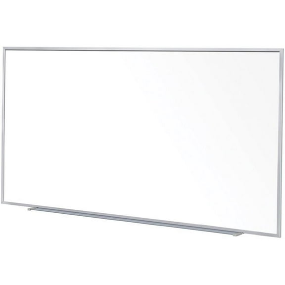 Pemberly Row Vinyl 5' x 10' Magnetic Projection Whiteboard in Gray