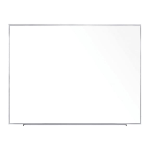 Pemberly Row Vinyl 5' x 6' Magnetic Projection Whiteboard in Gray