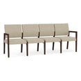 thumbnail image 1 of Pemberly Row Waiting Reception 4 Seat Tandem Seating No Center Arms in Beige, 1 of 5