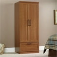 thumbnail image 1 of Pemberly Row Wardrobe Armoire with 1-Drawer in Sienna Oak, 1 of 3