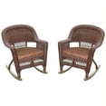 thumbnail image 1 of Pemberly Row Wicker Rocker Chair in Honey and Brown (Set of 2), 1 of 1