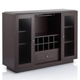thumbnail image 1 of Pemberley Row MDF Wood Veneers Espresso Buffet Rectangular 47.3" Unassembled, 1 of 7