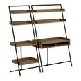 thumbnail image 1 of Pemberly Row Wood 2pc Desk and Bookcase Set in Light Hickory Brown, 1 of 10