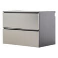 thumbnail image 1 of Pemberly Row Wood Base Drawer Wall Mounted Garage Cabinet in Metallic Gray, 1 of 9