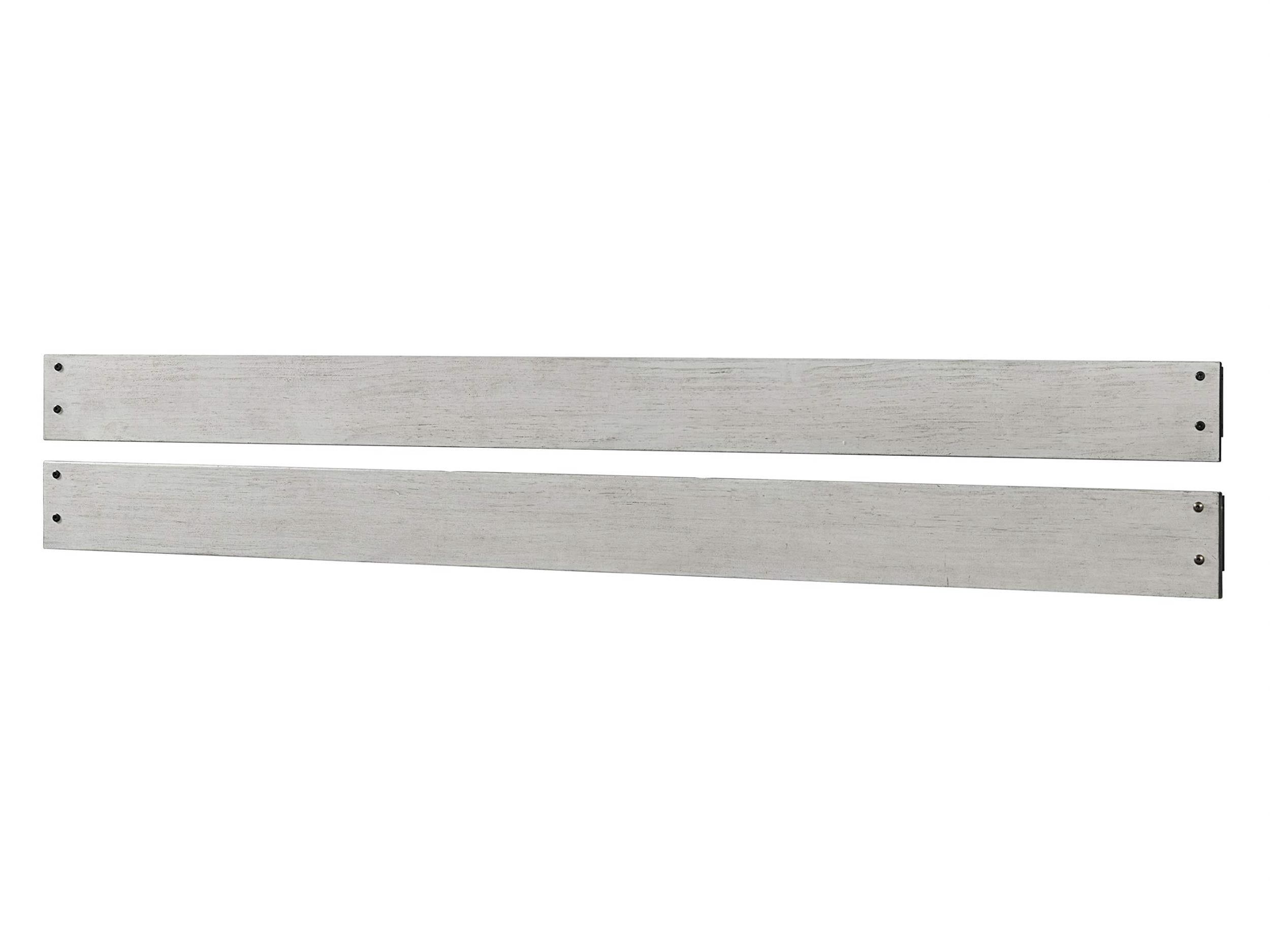 Pemberly Row Wood Full Size Bed Rails in Weathered Washed Sierra