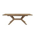 thumbnail image 1 of Pemberly Row Wood Rectangular Extension Kitchen Dining Table in Brown, 1 of 7