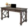 thumbnail image 1 of Pemberly Row Wood Writing Desk Writing Table Office Desk Gray, 1 of 15