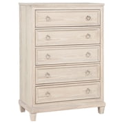Coaster Pembroke 5-Drawer Chest of Drawers, Washed Oak