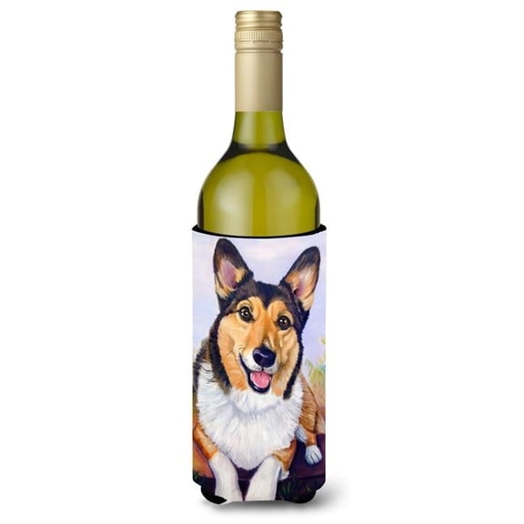 Pembroke Corgi Waiting Wine Bottle Beverage Insulator Hugger