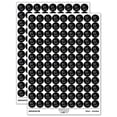 thumbnail image 1 of Pembroke Welsh Corgi Standing Dog 200+ Round Stickers - Black - Gloss Finish - 0.50" Size, 1 of 3