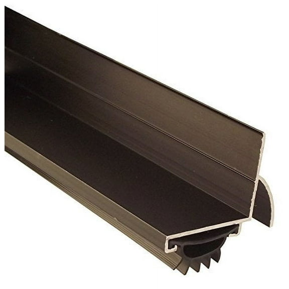 Pemko 085589 210DV36 Door Shoe, Dark Bronze Finish with Black Eco-V Insert, 2" Width, 36" Length, Dark Bronze