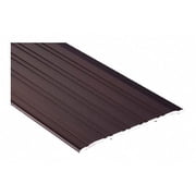 Pemko - 271D36 Fluted Saddle Threshold, Dark Bronze Anodized Aluminum, 36"L x 5"W x 0.25"H CA2
