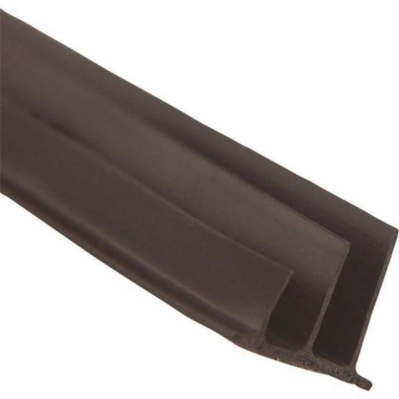 Pemko 3/8"H 17'L Silicone Adhesive-Backed Fire/Smoke Gasketing, Dark Brown