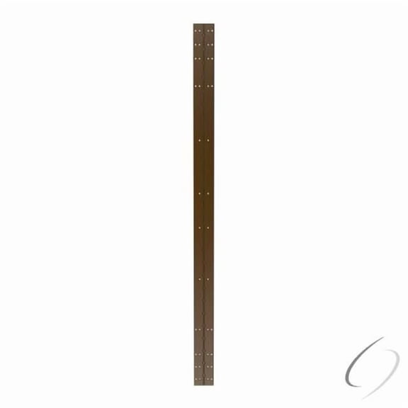 Pemko DFM83SLFHD1M 83 in. Full Mortise Pem-Konnect Modular Heavy Duty Short Leaf Flush Geared Continuous Hinge - Dark Bronze