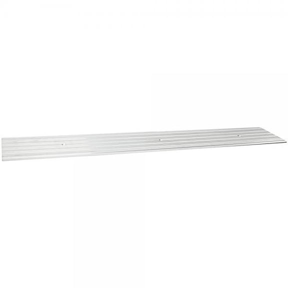 Pemko Aluminum Fluted Saddle Threshold, Mill Finish, 6"W x 36"L x 1/4"H