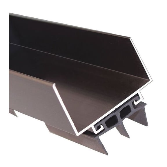 Pemko 1-3/4"W x 1-1/8"H x 36"L, Alum. Door Bottom 2173DV36