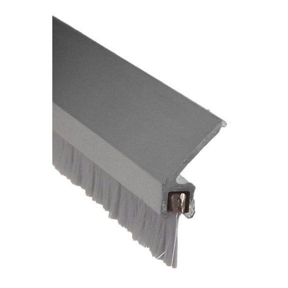 Pemko Door Frame Weatherstrip,Brush,3ft L,Gray 45041CNB36