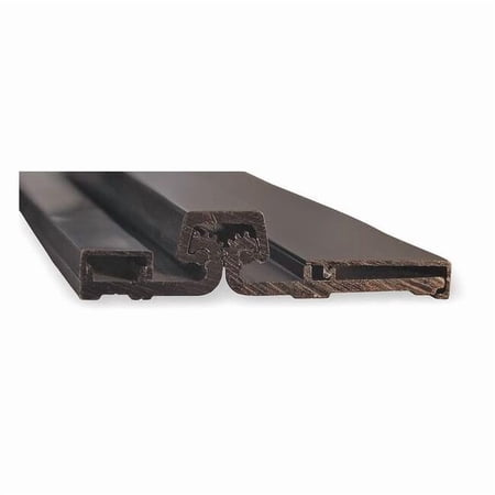 Piano Hinge, Aluminum, Center Pivot Mounting, 1 1/4 in Leaf W x 83 in Leaf H, Dark Bronze