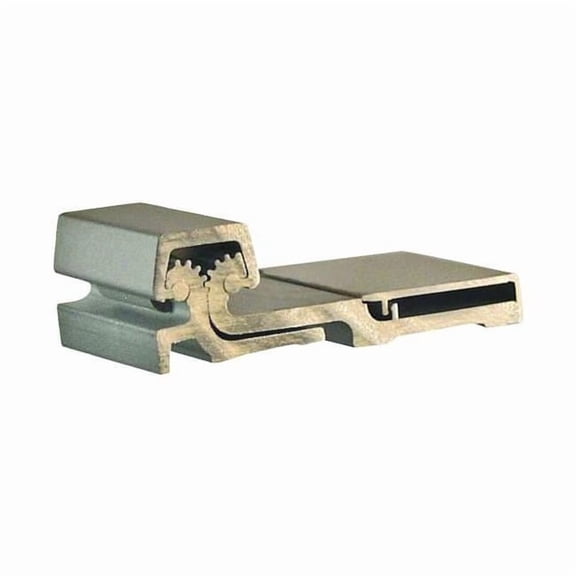 Pemko Heavy Duty Full Surface Hinge, Clear Anodized Aluminum, 83" L