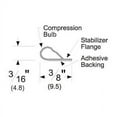 thumbnail image 1 of Pemko PK33BL20 Pemkoprene, Perimeter Gasket Fire/Smoke Seal, 20ft, 1 of 5