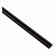 Pemko Stile Seal, Silicone, Dark Brown, 8 ft L S772D8