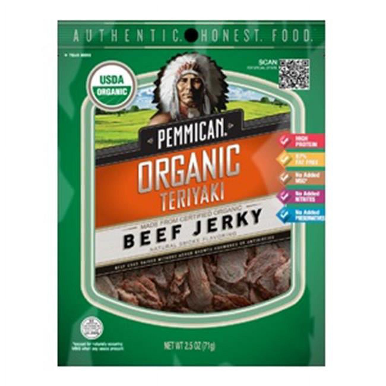 Pemmican BCA53554 Og2 Original Beef Jerky, 8 x 2. 5 oz