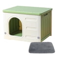 thumbnail image 1 of Pempet Plastic Cat House Waterproof Cat Shelter for Outdoor Indoor, 1 of 7